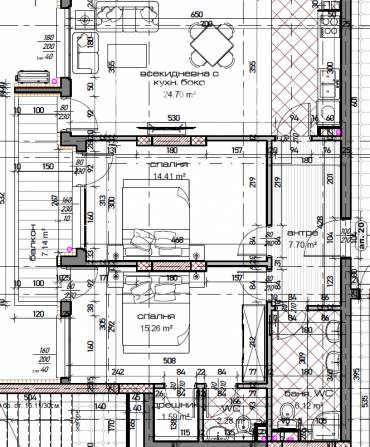 Тристаен апартамент, Варна, Младост 1, 674065, Снимка 1