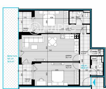 Тристаен апартамент, Варна, Аспарухово, 651066, Снимка 1