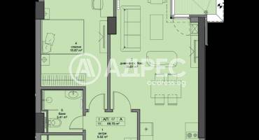 Двустаен апартамент, София, Кръстова вада, 646067, Снимка 2