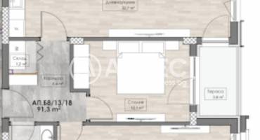 Тристаен апартамент, Пловдив, Кършияка, 696067, Снимка 2