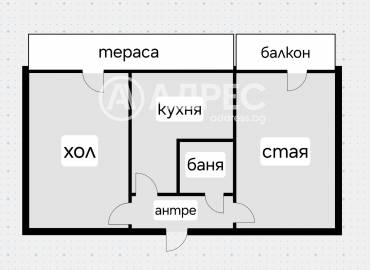 Двустаен апартамент, София, Надежда 2, 630069, Снимка 1