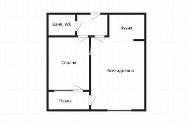 Двустаен апартамент, Бургас, Меден рудник - зона А, 687069, Снимка 1