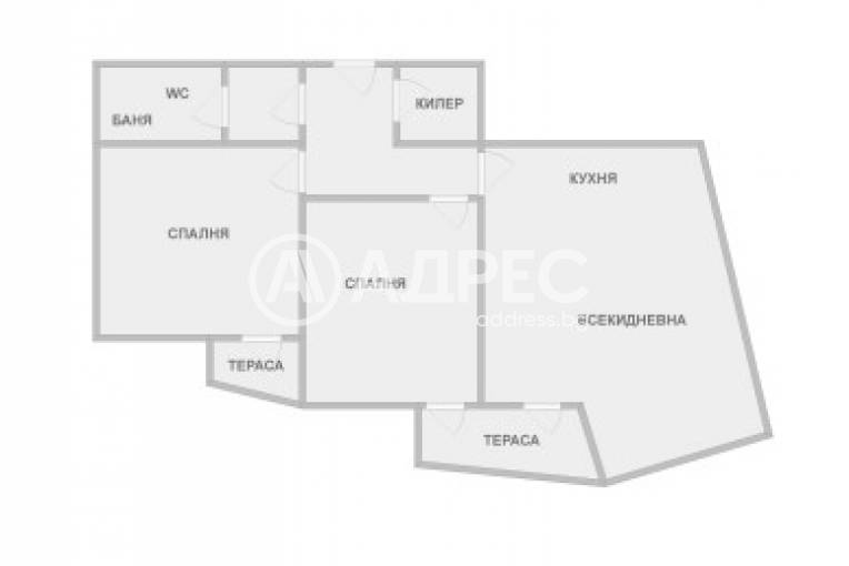 Тристаен апартамент, Варна, Операта, 697071, Снимка 3