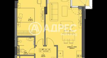 Двустаен апартамент, София, Кръстова вада, 646073, Снимка 2