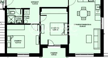 Тристаен апартамент, Благоевград, Изгрев, 674073, Снимка 1