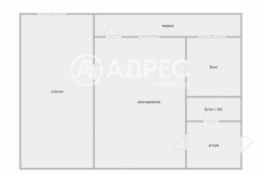 Двустаен апартамент, Стара Загора, Три чучура-юг, 699073, Снимка 1