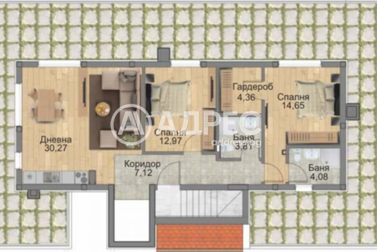 Двустаен апартамент, София, Княжево, 676075, Снимка 9