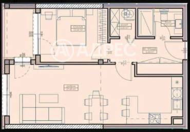 Двустаен апартамент, Варна, Кайсиева градина, 679076, Снимка 1
