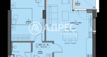 Двустаен апартамент, София, Кръстова вада, 646077, Снимка 2