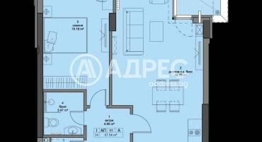 Двустаен апартамент, София, Кръстова вада, 646078, Снимка 2