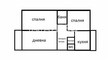 Тристаен апартамент, София, Борово, 673078, Снимка 1