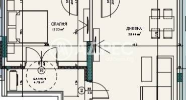Двустаен апартамент, София, Горна Баня, 661080, Снимка 4