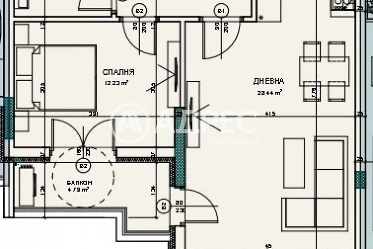 Двустаен апартамент, София, Горна Баня, 661080, Снимка 4