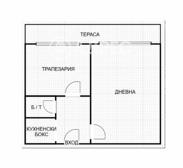Двустаен апартамент, Варна, Изгрев, 693080, Снимка 1