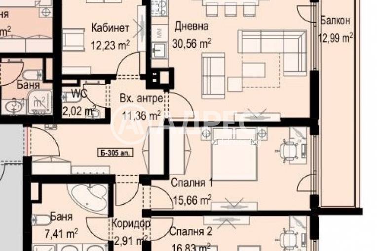 Многостаен апартамент, София, Младост 4, 630082, Снимка 1