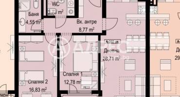 Тристаен апартамент, София, Младост 4, 630084, Снимка 1