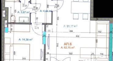 Двустаен апартамент, Бургас, Братя Миладинови, 672084