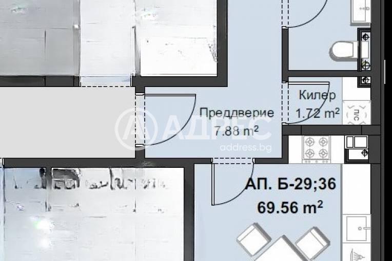 Двустаен апартамент, Пловдив, Христо Смирненски, 635085, Снимка 5