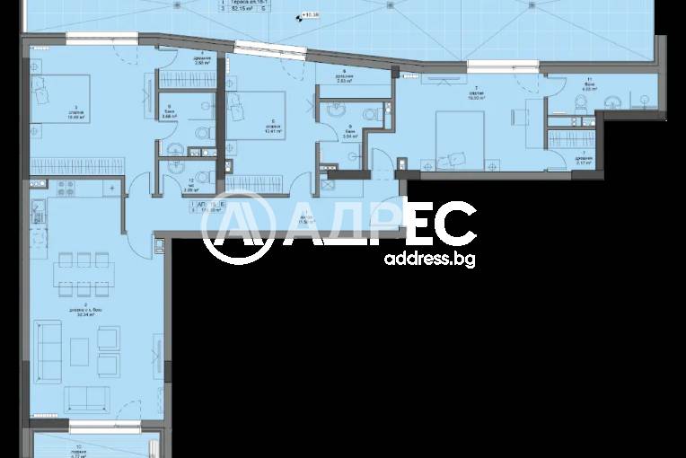 Многостаен апартамент, София, Кръстова вада, 646085, Снимка 1