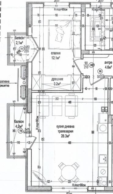 Двустаен апартамент, Звездица, 647085, Снимка 1