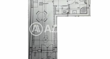 Едностаен апартамент, Варна, Колхозен пазар, 670085, Снимка 2
