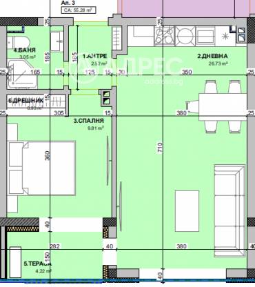 Двустаен апартамент, Варна, Виница, 678085, Снимка 1