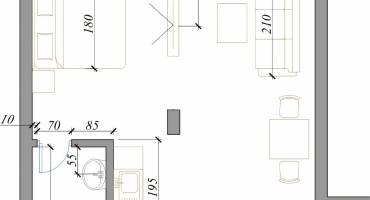 Едностаен апартамент, Варна, Погребите, 682086, Снимка 7
