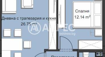 Двустаен апартамент, Пловдив, Христо Смирненски, 635087, Снимка 5