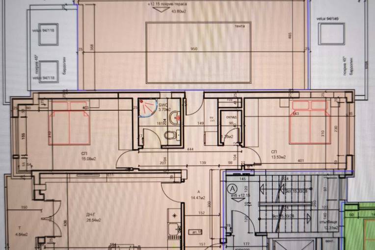 Тристаен апартамент, Пловдив, Център, 614088, Снимка 1