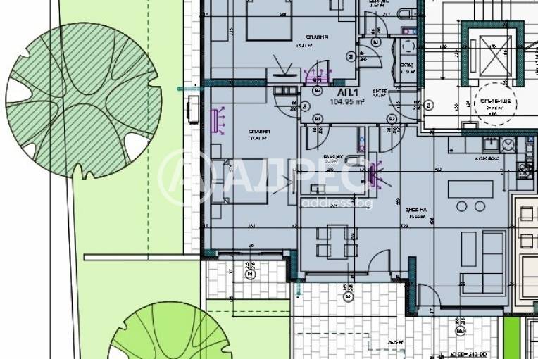 Тристаен апартамент, София, Горна Баня, 661088, Снимка 4