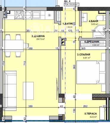 Двустаен апартамент, Варна, Виница, 678088, Снимка 1