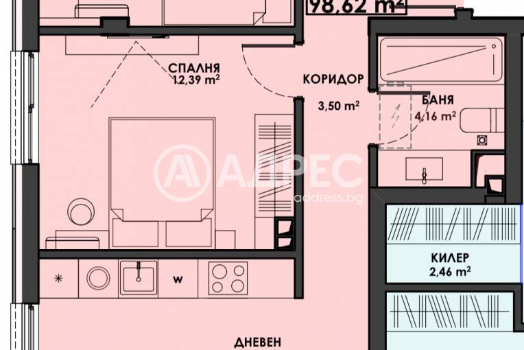 Многостаен апартамент, Пловдив, Христо Смирненски, 616089, Снимка 1