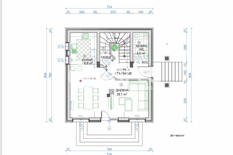 Къща/Вила, Черни връх, 683089, Снимка 2