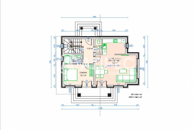 Къща/Вила, Черни връх, 683092, Снимка 2