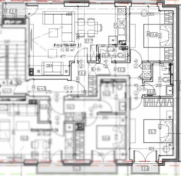 Тристаен апартамент, София, Люлин 10, 643093, Снимка 1