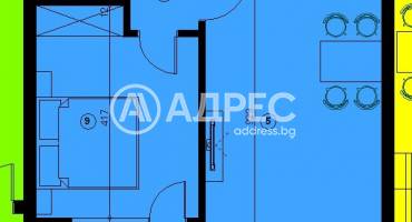 Двустаен апартамент, Ямбол, Център, 681094, Снимка 1