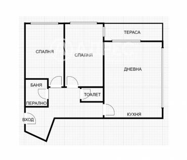 Тристаен апартамент, Варна, Възраждане 1, 688094, Снимка 1