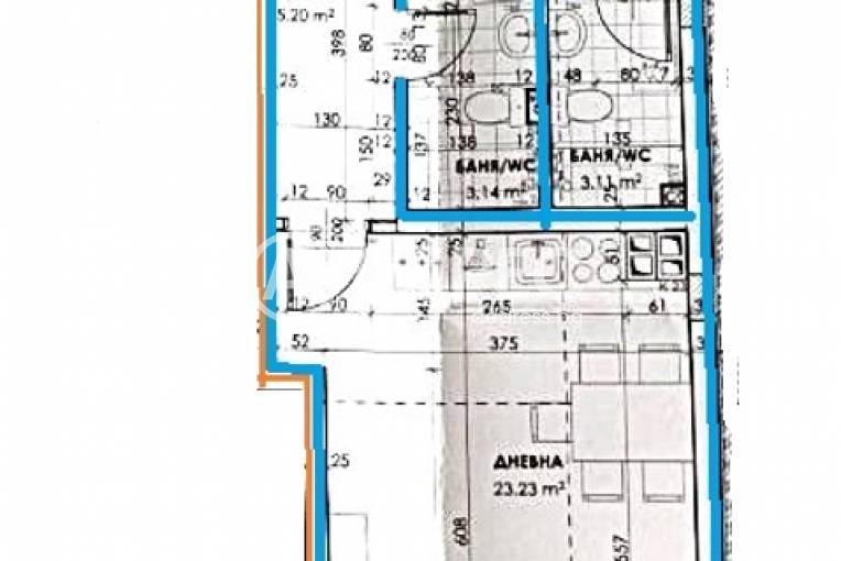 Тристаен апартамент, Пловдив, Кючук Париж, 635095, Снимка 1
