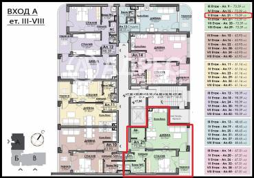 Двустаен апартамент, Бургас, Мадика, 670095, Снимка 1