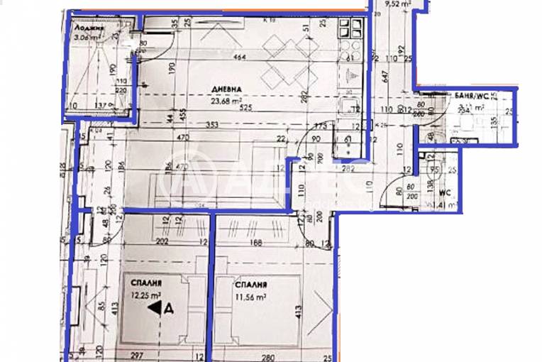 Тристаен апартамент, Пловдив, Кючук Париж, 635096, Снимка 1