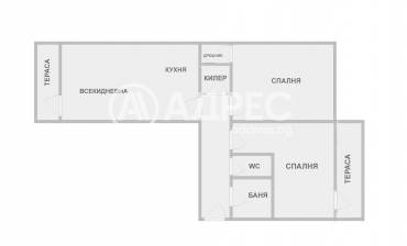 Тристаен апартамент, Варна, Младост 2, 640096, Снимка 1