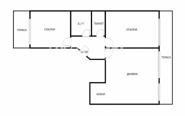 Тристаен апартамент, Варна, Операта, 667096, Снимка 1