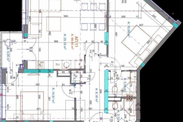 Тристаен апартамент, Бургас, Братя Миладинови, 672098, Снимка 1