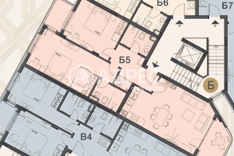 Тристаен апартамент, София, Овча купел, 685099, Снимка 3