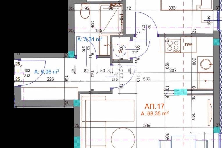 Двустаен апартамент, Бургас, Братя Миладинови, 672100, Снимка 1