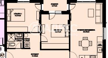 Тристаен апартамент, Благоевград, Изгрев, 674100, Снимка 1