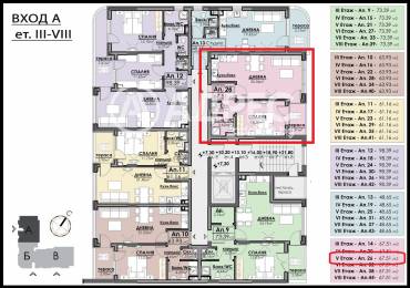 Двустаен апартамент, Бургас, Мадика, 670102, Снимка 1