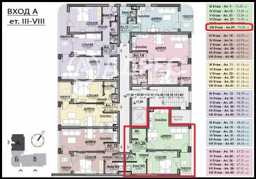 Двустаен апартамент, Бургас, Мадика, 670103, Снимка 1
