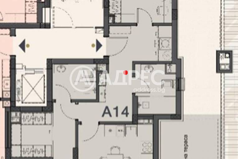 Тристаен апартамент, София, Овча купел, 685103, Снимка 3