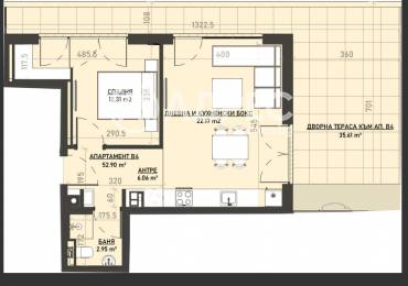 Двустаен апартамент, София, Бояна, 676104, Снимка 1